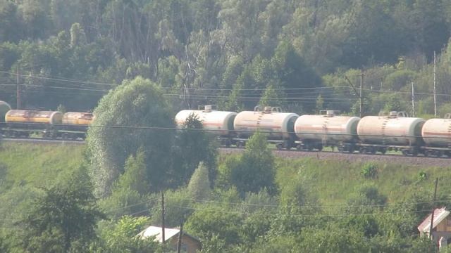 Электровоз ВЛ80С-1309 с грузовым поездом перегон Зелецино-Кстово 27.07.2017 смотреть онлайн