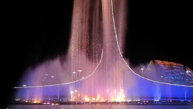 Поющие фонтаны в Олимпийском парке