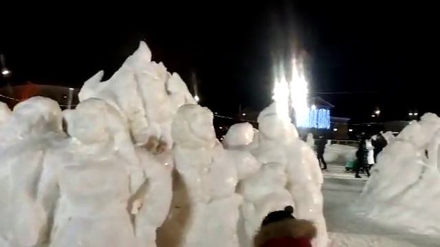 "@" Фестиваль ледовых фигур в Костроме . Мы в гостях у Костромичей,бывших Кагульчан смотреть онлайн