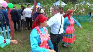 Марийский танец. На гармони Андрей Шамукаев. Видео Василия Хайбуллина