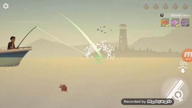 Ловим рыб вы игре Fiching&Life смотреть онлайн