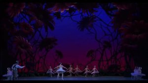 3 Ballerinas Performing the Cupid Variation