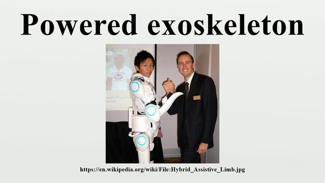 Powered exoskeleton