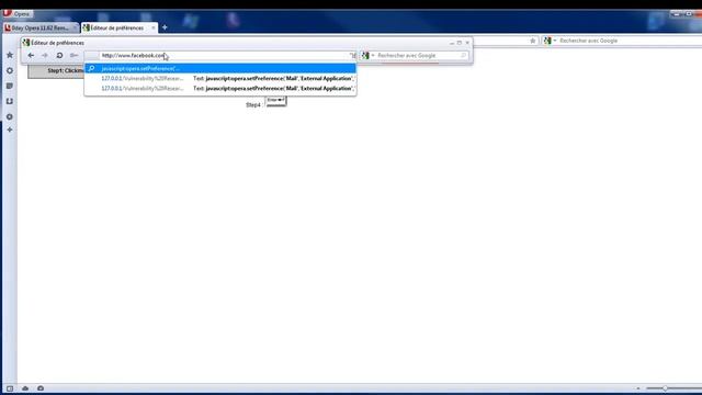 Opera XSS and Code Execution using keyboard with SE