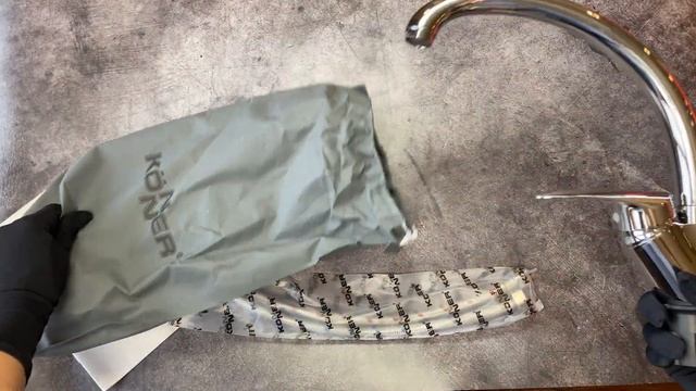 Смеситель для кухни KONNER с высоким поворотным изливом BLITZ BLZ1200 смотреть онлайн