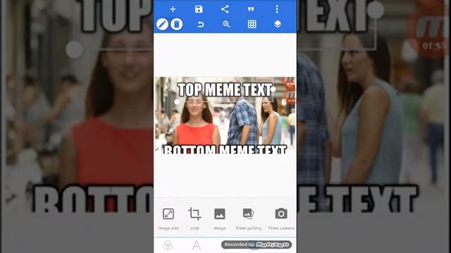 Как делать мемы на телефоне