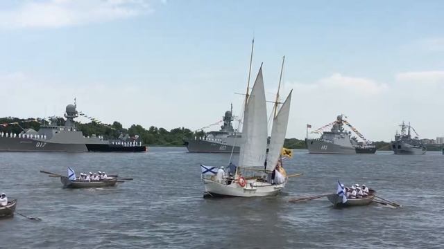 День ВМФ в Астрахани астрахань