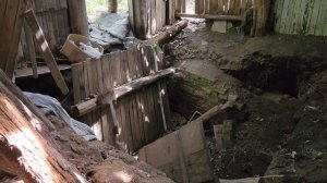 Заброшенная деревня на болотах