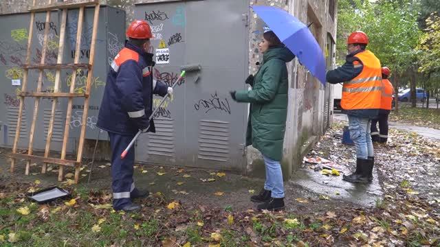 ЭНЕРГООБЪЕКТЫ В КРАСНОДАРЕ ОЧИЩАЮТ ОТ ОБЪЯВЛЕНИЙ И НАДПИСЕЙ - ЭЛЕКТРОСЕТИ КУБАНИ -ТРК КРАСНОДАР2023