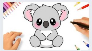 КАК ЛЕГКО НАРИСОВАТЬ МИЛУЮ КАВАИЙНУЮ КОАЛУ