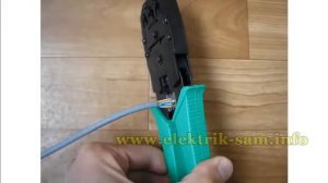Как обжать витую пару сетевой кабель