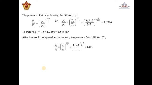 ME 603, TM, Unit 4: Lecture 4: Centrifugal compressor numerical by Dr. Alok Agrawal смотреть онлайн