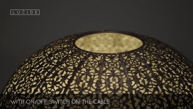 Декоративная лампа Lucide Tahar 78583/34/30 смотреть онлайн