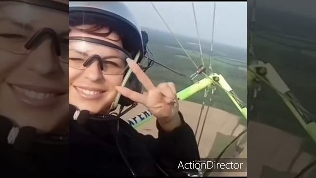 Полёты на аэрошюте в парке истории "Сула"