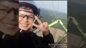 Полёты на аэрошюте в парке истории "Сула"