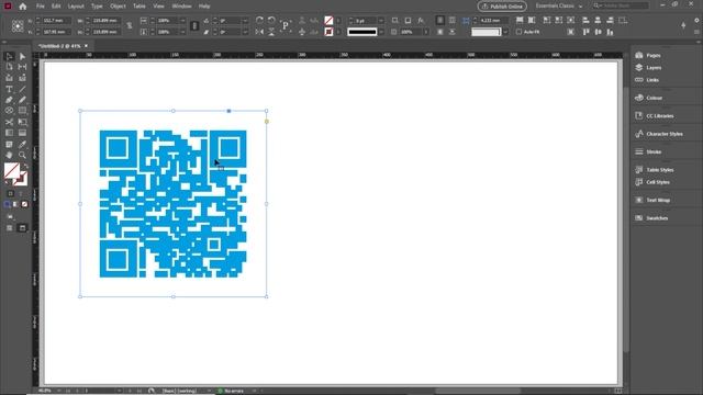 QR Code generator in in design cc 2020 lesson 21 || Digital Telugu techs