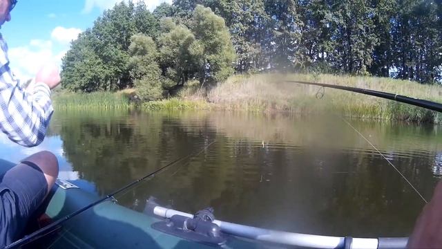 Упирались в окуня и поймали!!!Рыбалка на водоёме!!! Рыбалка на спиннинг!!! смотреть онлайн
