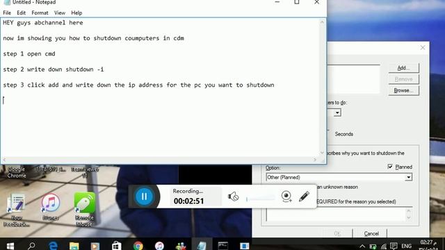 how to shutdown from cmd  far computers