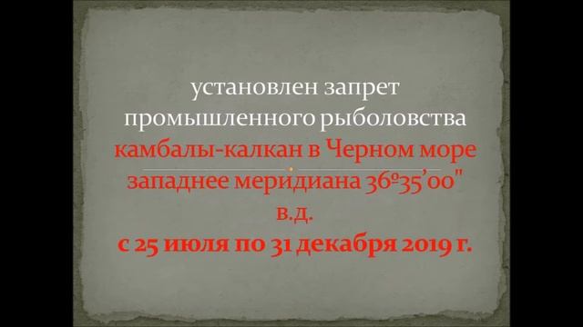 Запрет промышленного рыболовства