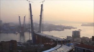 27.11.2011 стройка моста "Золотой". Владивосток
