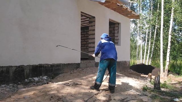 Безвоздушная ОКРАСКА фасада. К.п Елховка смотреть онлайн