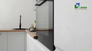 Кухни Leko  Бронкс  в цветах Кварц Доломит