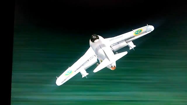 Saab J-29 Tunnan 3P taking off carrier