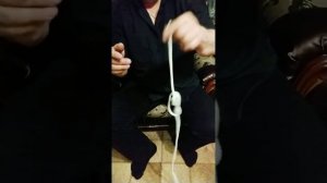 секрет фокуса, узлы на верёвке