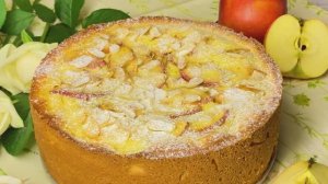 ЦВЕТАЕВСКИЙ ПИРОГ ✨ Пирог с яблоками в сметанной заливке.  Лучший рецепт песочной основы для пирога