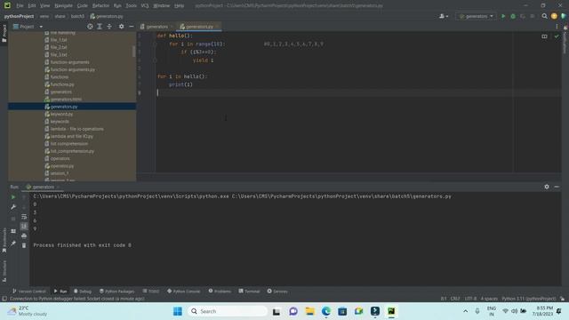 Python - Generators (updated) Python - Generators