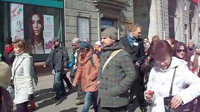 Прогулка по пр. Ф. Скорины (ранее - пр. Ленина) смотреть онлайн