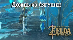 Дождь из лягушек. The Legend of Zelda Breath of the Wild. Frog Catching