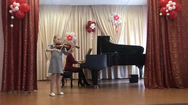 А. Комаровский - Концерт №2 A-dur 1 ч.  А. Спендиаров. Колыбельная  Лекечинскайте Ангелина 11 лет смотреть онлайн