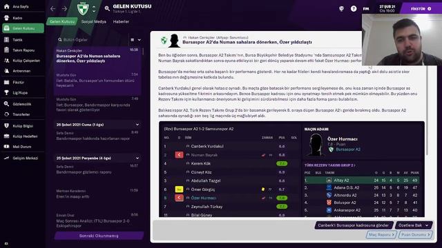 FM 2021 BURSASPOR SIFIRDAN ZİRVEYE BÖLÜM 3 смотреть онлайн