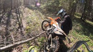 Эндуро. По лесным дорогам. От Омутнинска до Чёрной Холуницы.