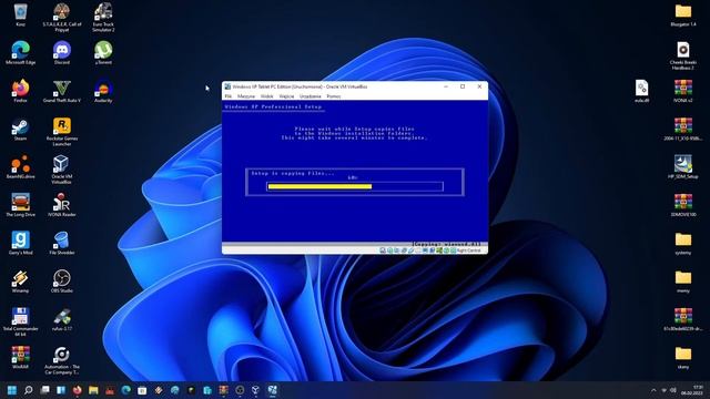 Windows XP Instalacja na VirtualBox смотреть онлайн