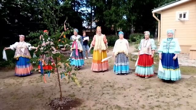 Троичные гуляния. Сад Дома-музея Н.А.Римского-Корсакова с участием Ансамбля русской песни "Кумушки"