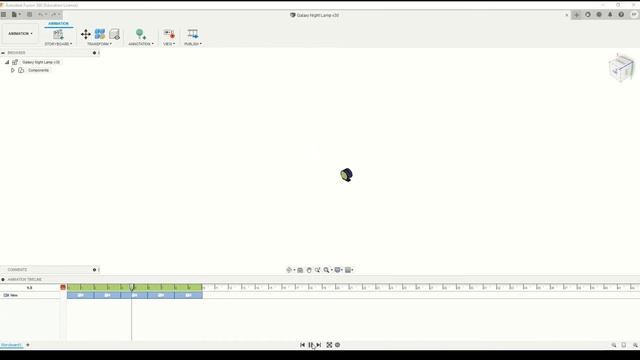 Galaxy Lamp | Design in Fusion360 Animation смотреть онлайн