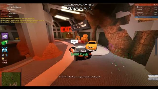 ограбляю музей и ювелирку|ROBLOX|JailBreak смотреть онлайн