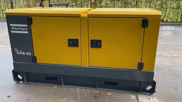 Used Atlas Copco QAS 40 KD Generator - Efficient Power Supply│REF G23082201