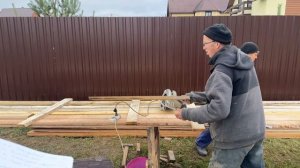 Строим гараж — Делаем опалубку. Часть 1