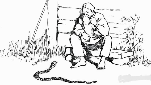 Крестьянин и Змея | И. А. Крылов