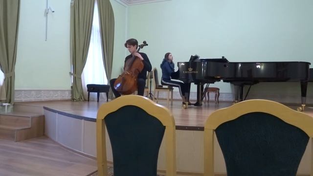 Антон Дьяков виолончель- Д.Поппер концерт C-dur