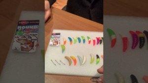 Силиконовые приманки для ловли форели.