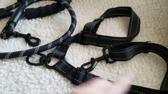 Adjustable Dual Dog Leash смотреть онлайн
