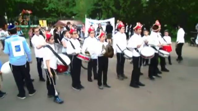 Пушкино. Лаг Баомер. Парад  барабанщиков( 2). 22 мая 2019. Видео Ивана Клязьминского. смотреть онлайн