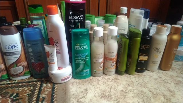 ЗАПАСЫ КОСМЕТИКИ 2024 / Шампуни, бальзамы и доп.уход / Серия 8