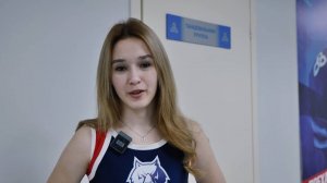 Участница группы поддержки Ice Club Алия Салимова провела игру с "ХК Сочи" с микрофоном