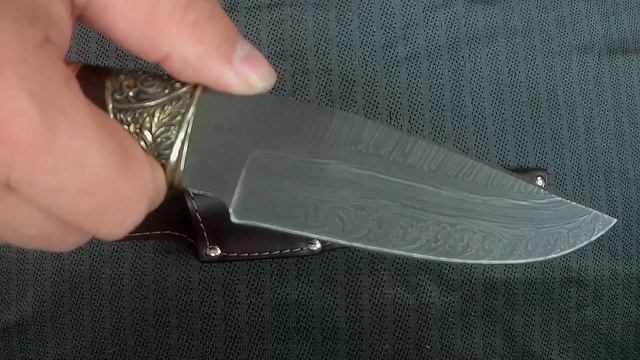 Нож "Горностай" (торцевой дамаск) в 3 www.korenok.ru смотреть онлайн