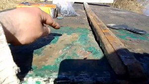 не удачная реставрация лодки! всё пропало,